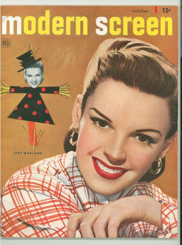 MODERN SCREEN magazine cover Issue 215 October 1948